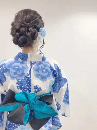 ロング ヘアアレンジ GRANLUSSO 〜グランルッソ駅前店所属・木口 嘉美のヘアスタイル