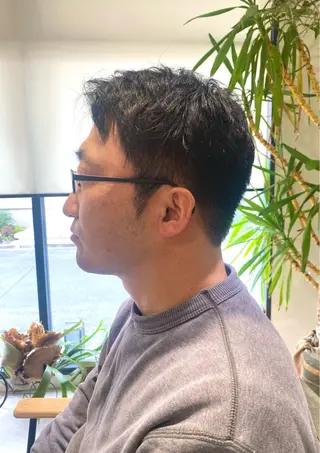 ショート メンズ LiC えりのヘアスタイル