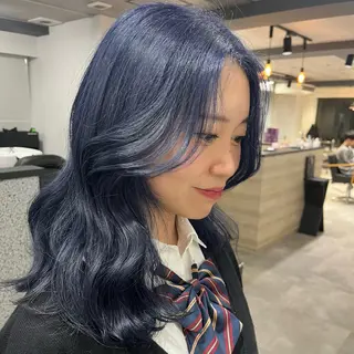 カラー EIGHTyokosuka所属・ハイトーン 🦋🎶LENのヘアスタイル