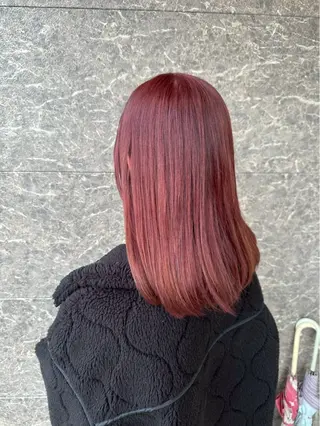 セミロング りな/ツヤカラー/ 豊橋美容院のヘアスタイル