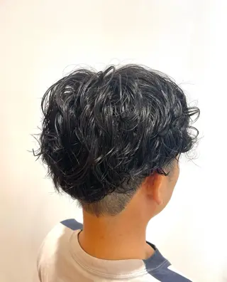 パーマ メンズ 濱口 由華のヘアスタイル
