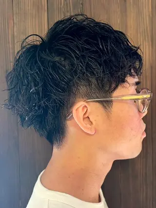 メンズ 早稲田/メンズパーマ /カラー/松井聖虎のヘアスタイル