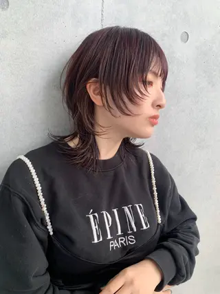 ミディアム ✂︎ウルフカット /レイヤーカット✂︎のヘアスタイル