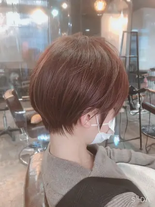 ショート カラー パーマ ヘアアレンジ newi 川崎店のヘアスタイル