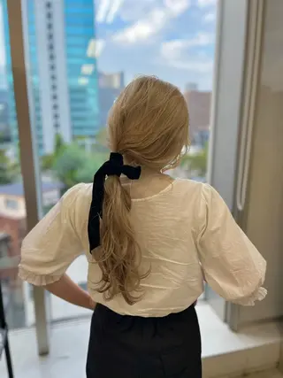 ロング ヘアアレンジ るり ／ロングカット募集中のヘアスタイル