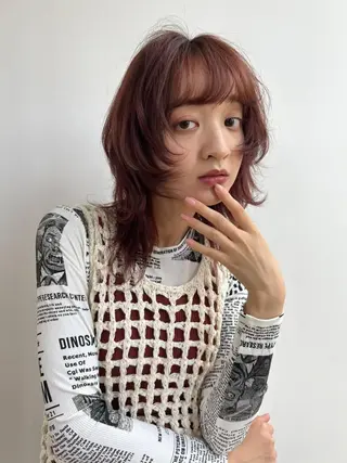 ロング 新山 大地のヘアスタイル