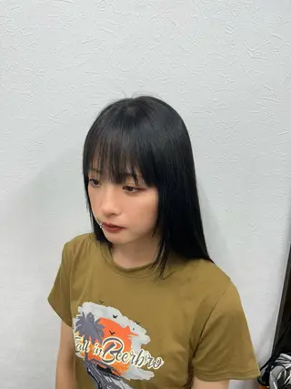 セミロング カラー ヘアアレンジ 鈴木 アメリのヘアスタイル