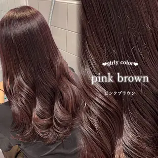 ロング カラー ヘアアレンジ 🤍淡色ピンク&ラベ ンダーYUKI🤍のヘアスタイル