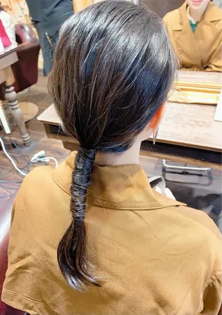 セミロング ヘアアレンジ 🌟天王寺ヘアセット 🥑アレンジ師🌟のヘアスタイル