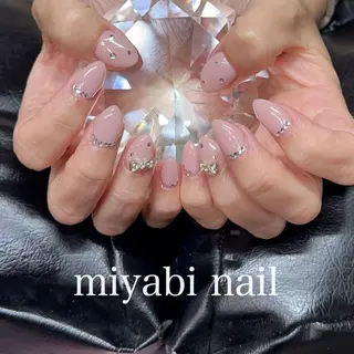 ネイル miyabi nail 桂川駅近くのネイルデザイン