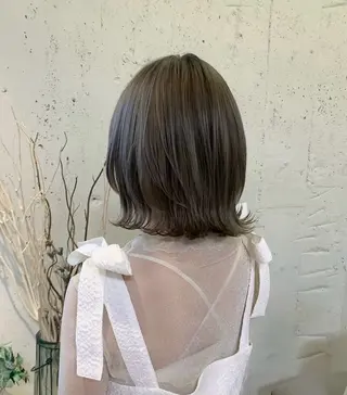 ショート カラー 透明感カラー🎀／ マツエクのヘアスタイル