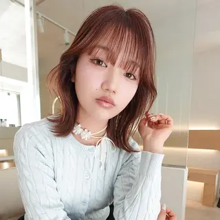 ミディアム 大嶋 伸吾のヘアスタイル