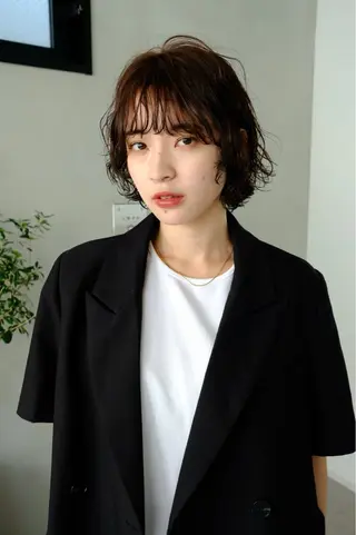 ミディアム 頭皮につけないカラー /白髪ぼかし/実加永のヘアスタイル