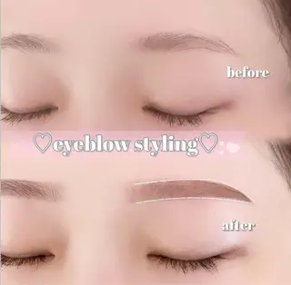 アイブロウ Yuueye天神国体道路店所属・yuueye_ koharuのマツエク・マツパデザイン