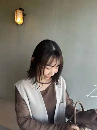 ミディアム カラー 野田阪神/暖色カラー Kairi🐬のヘアスタイル