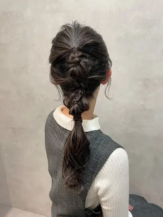 ヘアアレンジ MAR.co薬院浄水店所属・薬院aiko 🧡暖色艶髪のヘアスタイル