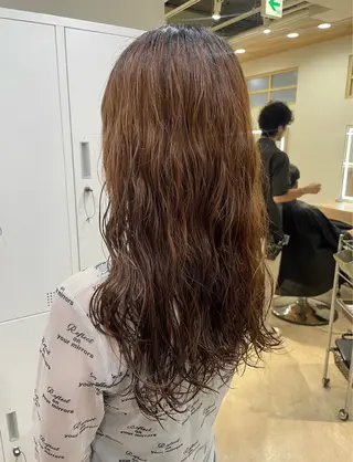 ロング パーマ littleesta ASAのヘアスタイル