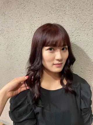 ミディアム カラー SARAJU仁川 _aya🌼のヘアスタイル