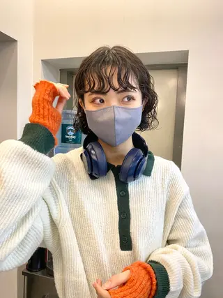 ミディアム パーマ ヒカル/ミディアム パーマ/ロングパーマのヘアスタイル