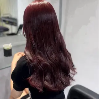 ロング カラー 🫧うる艶トレンド 🫧透明感カラーのヘアスタイル