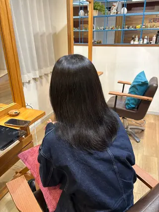 セミロング カラー RINNO🌷艶髪/ 透明感&艶カラーのヘアスタイル