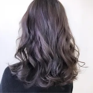 セミロング カラー 大人可愛い透明感🌟 小顔・韓国髪🌟野中のヘアスタイル