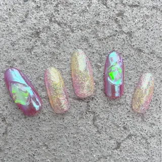 ネイル ⭐︎休業中の練習⭐︎ JNA認定講師髙橋のネイルデザイン