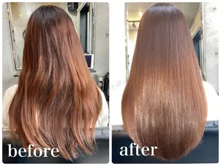 ロング GO TODAYシェアサロン原宿Leap店所属・髪質改善 レイヤー Naoyaのヘアスタイル