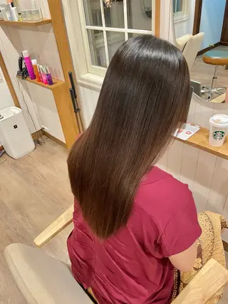セミロング 表参道/髪質改善/ 髪質改善カラー/遠藤のヘアスタイル