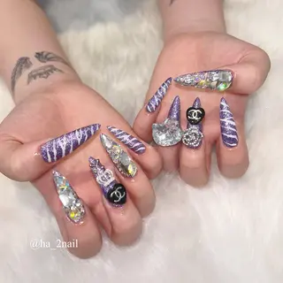 ネイル NAIL and EYELASH ALPHA.所属・ALPHA. 姫繇のネイルデザイン