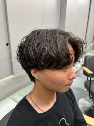 パーマ メンズ メンズパーマ/韓国 ヘア/Mino🤍のヘアスタイル