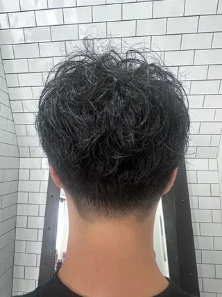 ショート パーマ 妙見 知洋のヘアスタイル