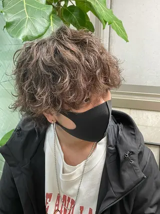 パーマ メンズ Le'a所属・渋谷/フェード/ 國分 翔のヘアスタイル