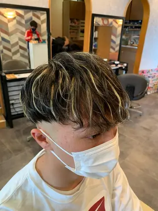 カラー メンズ stylist 静音「LEON」のヘアスタイル