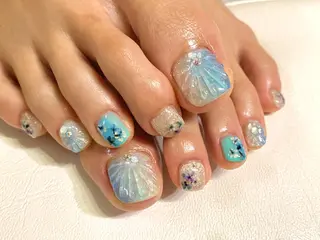 ネイル nonaMe 森のネイルデザイン