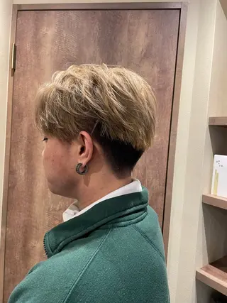 メンズ 山口里莉 /パーマモデル募集のヘアスタイル