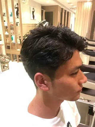 ショート 縮毛矯正/髪質改善 /韓国風　山川春輝のヘアスタイル