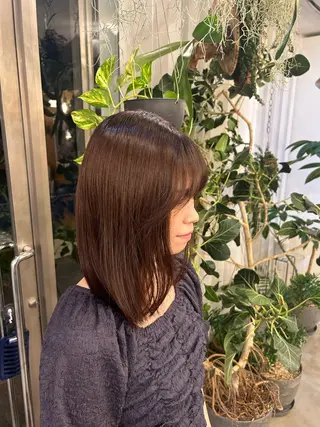 ミディアム カラー aen parlor所属・💐レイヤー/暖色 /りゅーき💐のヘアスタイル