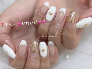ネイル 𝐲𝐮𝐦𝐢🎀 長さ出しデザイン専門のネイルデザイン