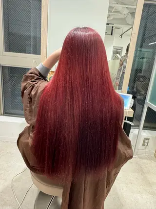 ロング カラー EARTH菊名店所属・鈴木 彩純のヘアスタイル