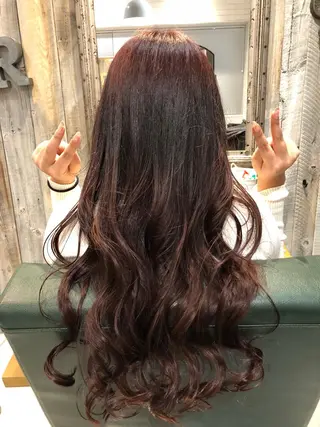 ロング 川野 賢のヘアスタイル