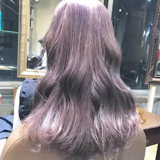 ロング カラー パーマ ヘアアレンジ メンズ キッズ ネイル マツエク・マツパ サロンドミルク 原宿のヘアスタイル