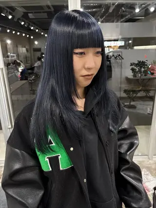 セミロング 岩間 萌々果/eimのヘアスタイル