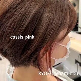 ショート カラー パーマ ヘアアレンジ メンズ ワット 原宿のヘアスタイル