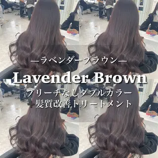 セミロング カラー ブリーチなし特化 美容師💖SAE💖のヘアスタイル