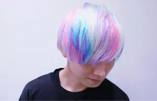 ショート JUNS所属・派手髪 美容師JUNのヘアスタイル