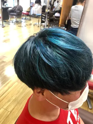 ミディアム カラー メンズ 🟦西荻窪メンズ特化 美容師🟦Yu-Jiのヘアスタイル