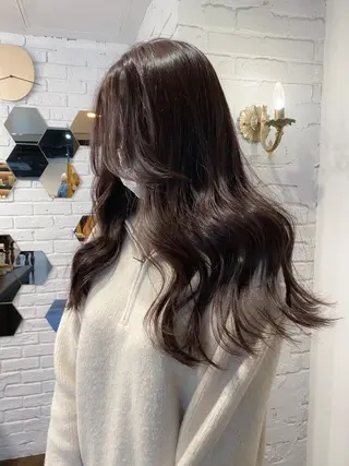 ロング カラー ヘアアレンジ 韓国ヘア×髪質 改善🇰🇷シオリのヘアスタイル