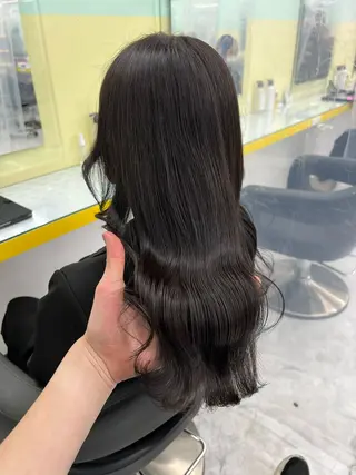 セミロング パーマ ヘアアレンジ メンズ マツエク・マツパ 韓国風ベージュ🤎 赤みなし🌿横浜🤎のヘアスタイル