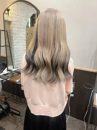 ロング カラー🫧アレンジ 🎀REIMIのヘアスタイル